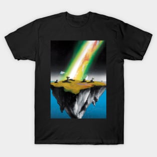 Flying Island Outer Space T-Shirt